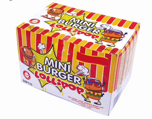 حلوى جيلاتينية ناعمة بنكهة الفواكه والهامبرغر